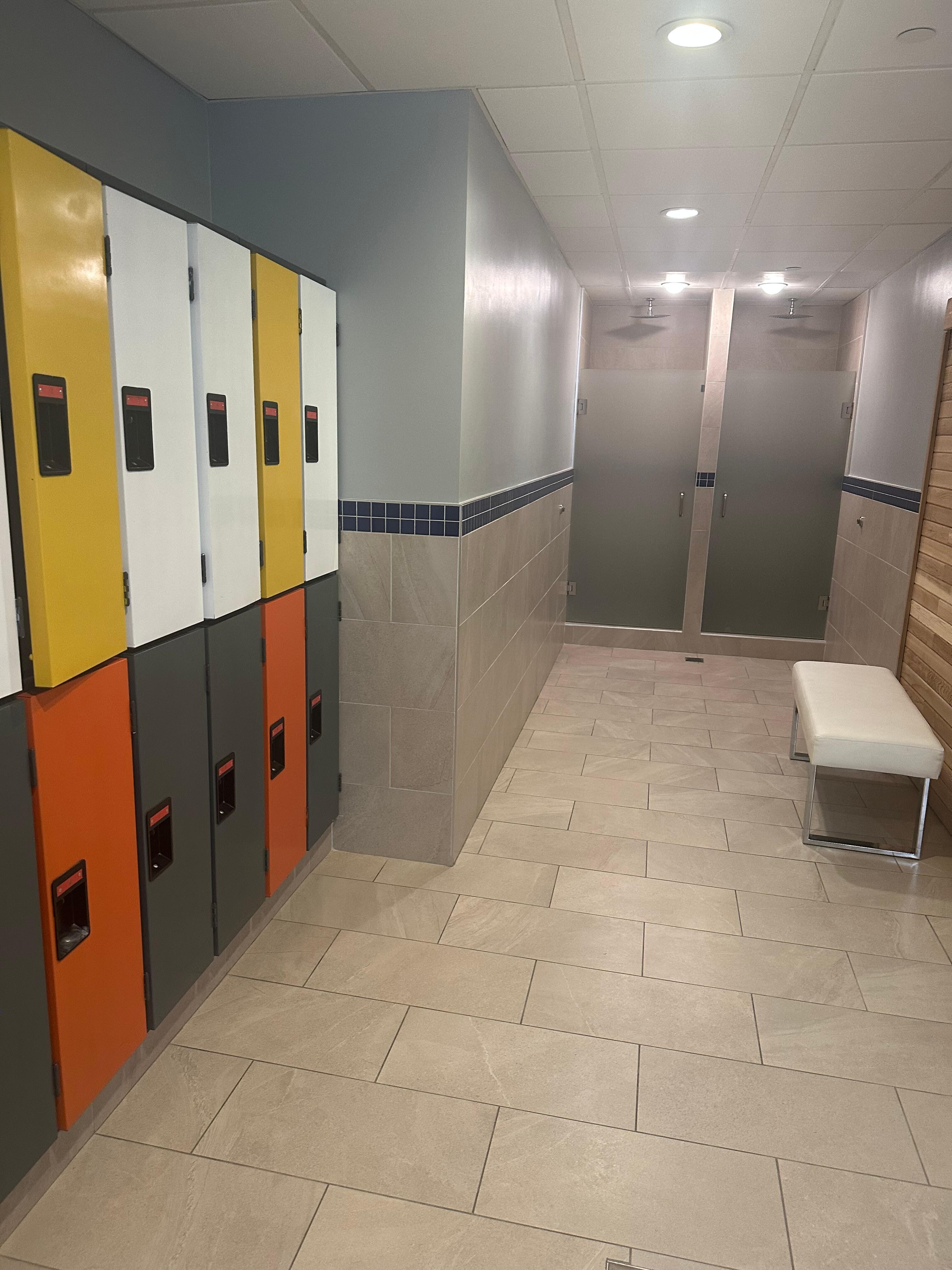 Gym change room