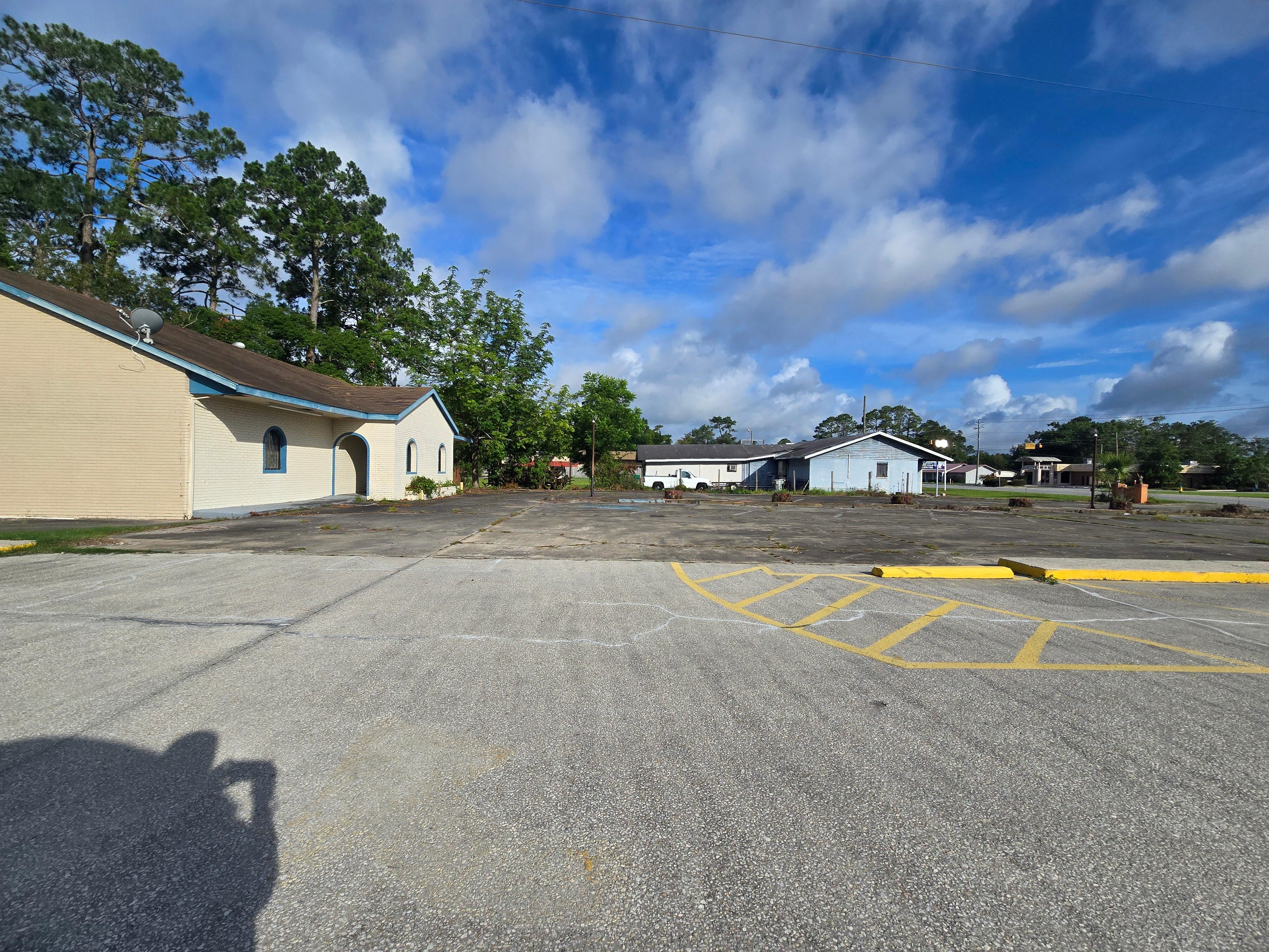 Buildings outside the room