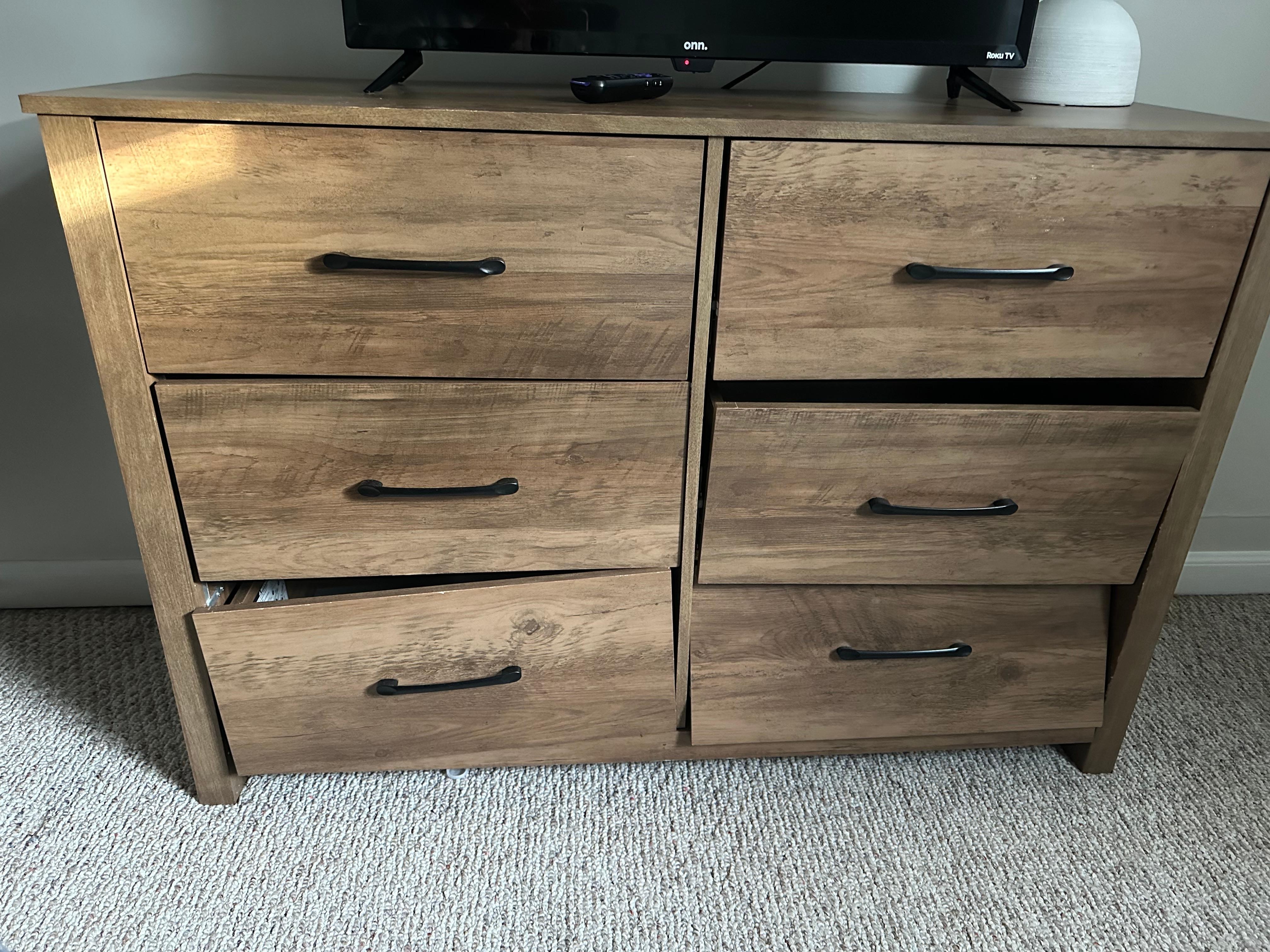 Broken dresser drawers
