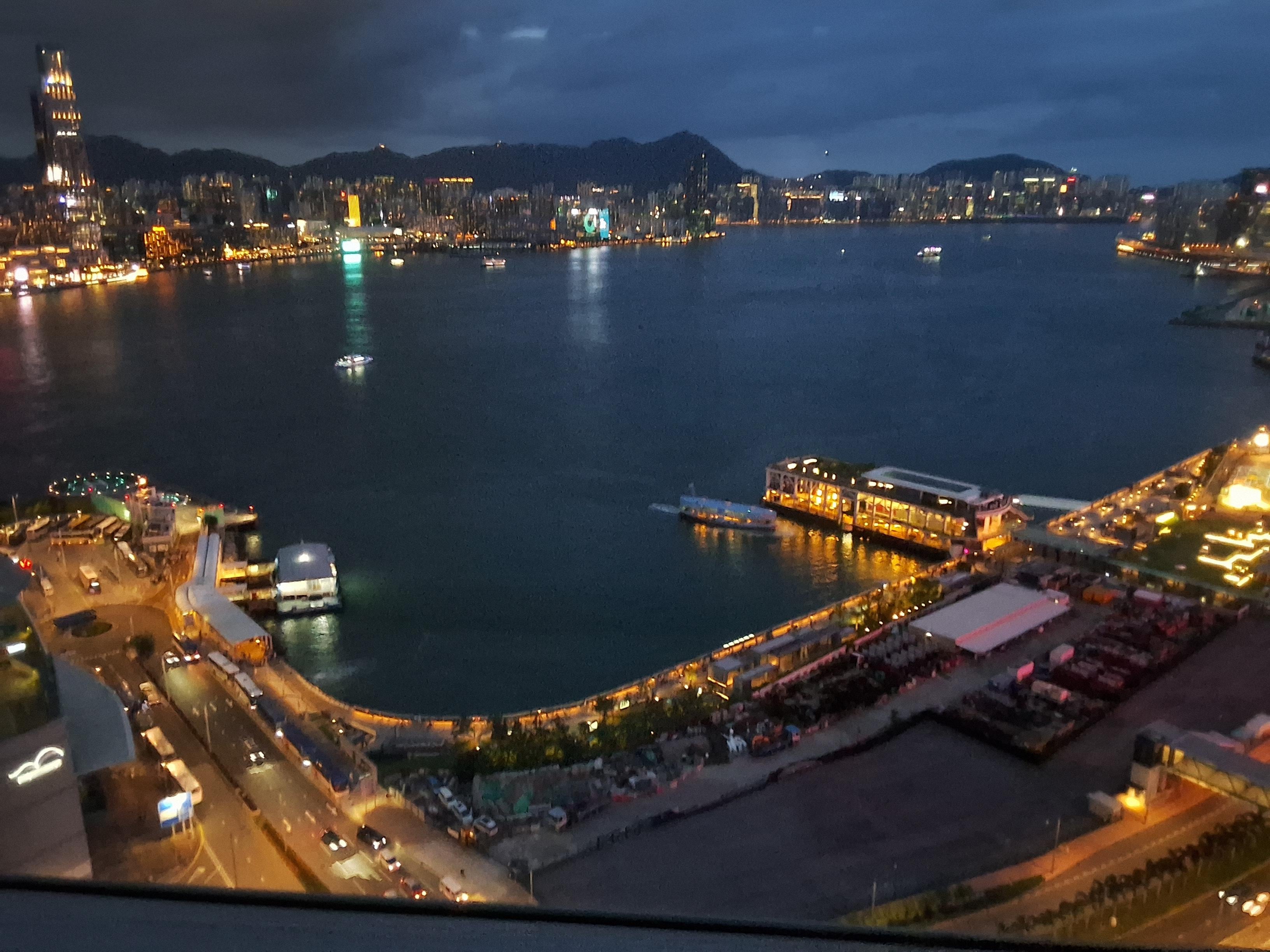 Night view from our r