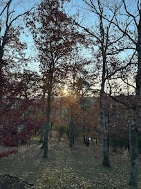 Sunrise at back of house