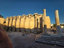 Plaka ruins, library of Hadrian.