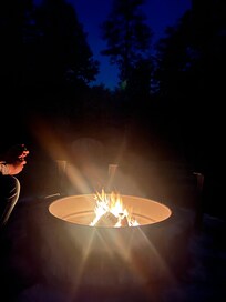 Fire wood pit