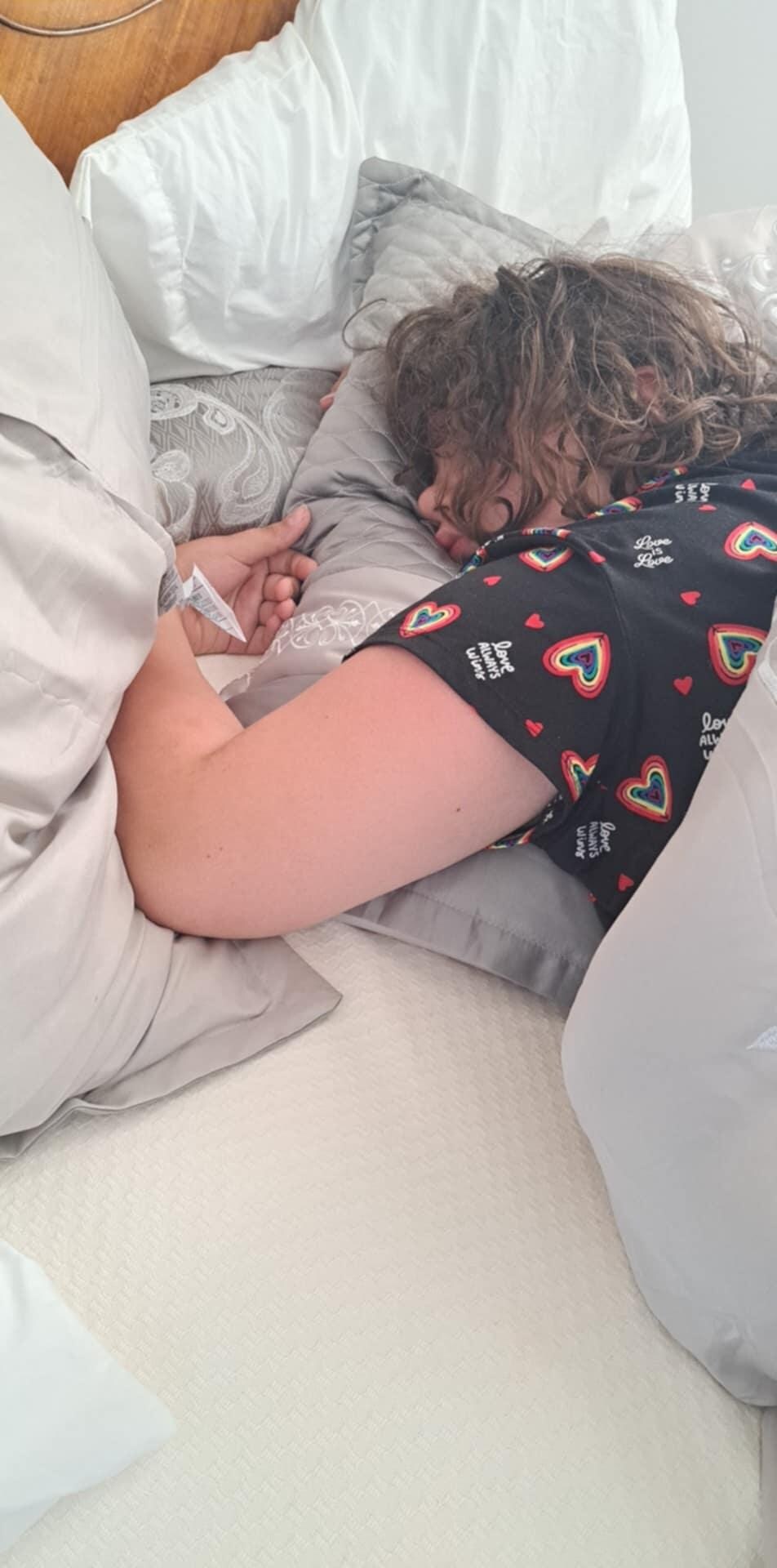 Slept like a rock!