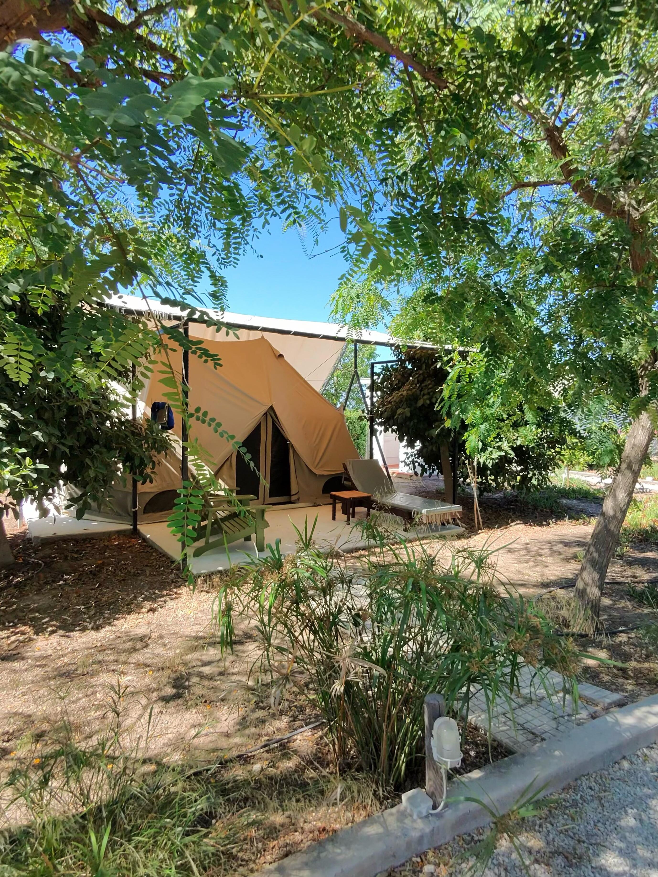 Neighbouring tent