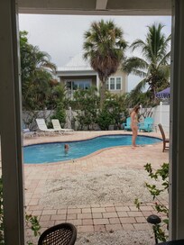 Private pool. Not shared.