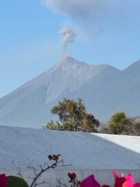 View of the volcano from the hotel