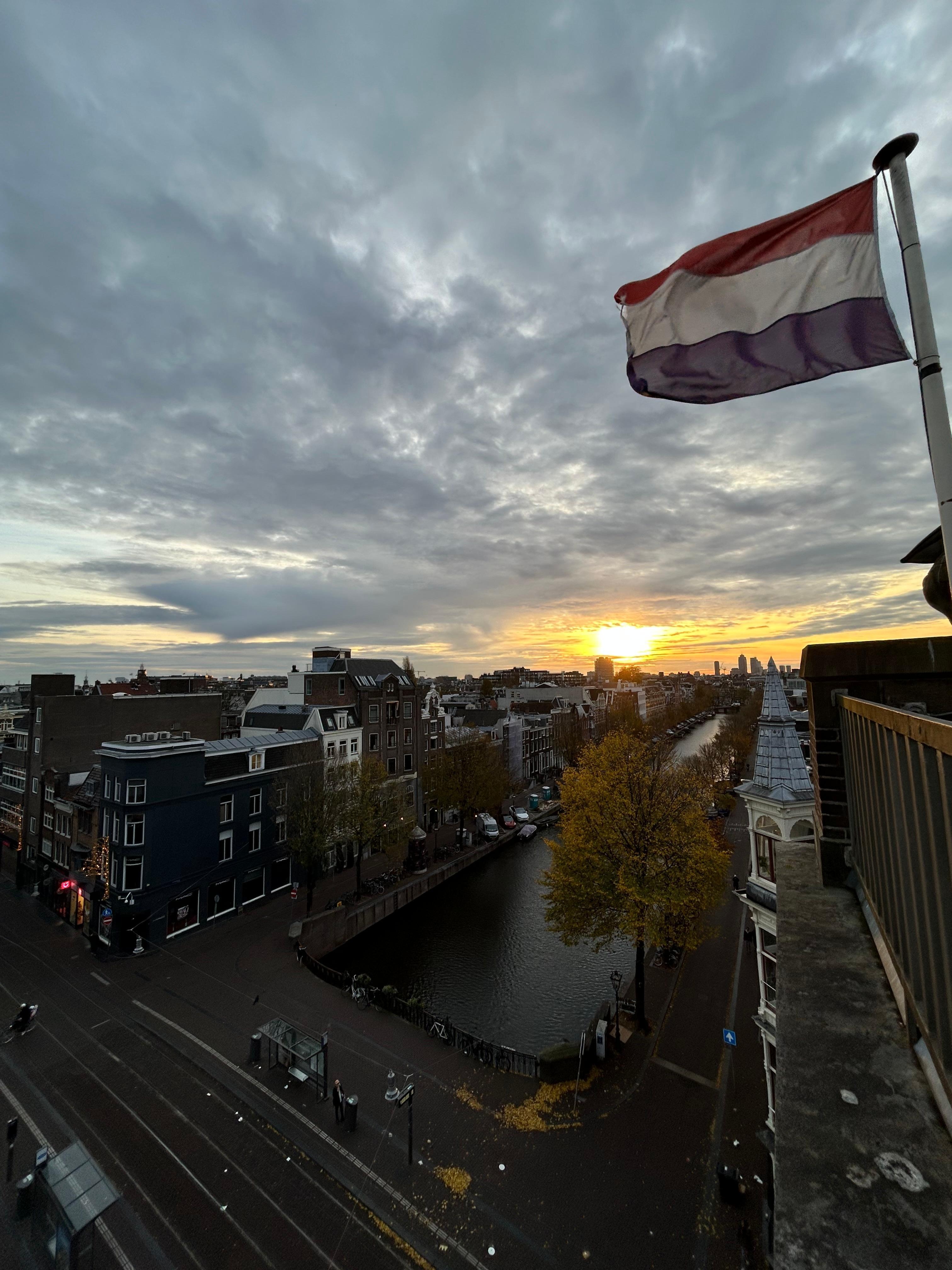 Balcony view east from Room 503