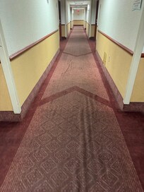 Dirty and uneven carpets