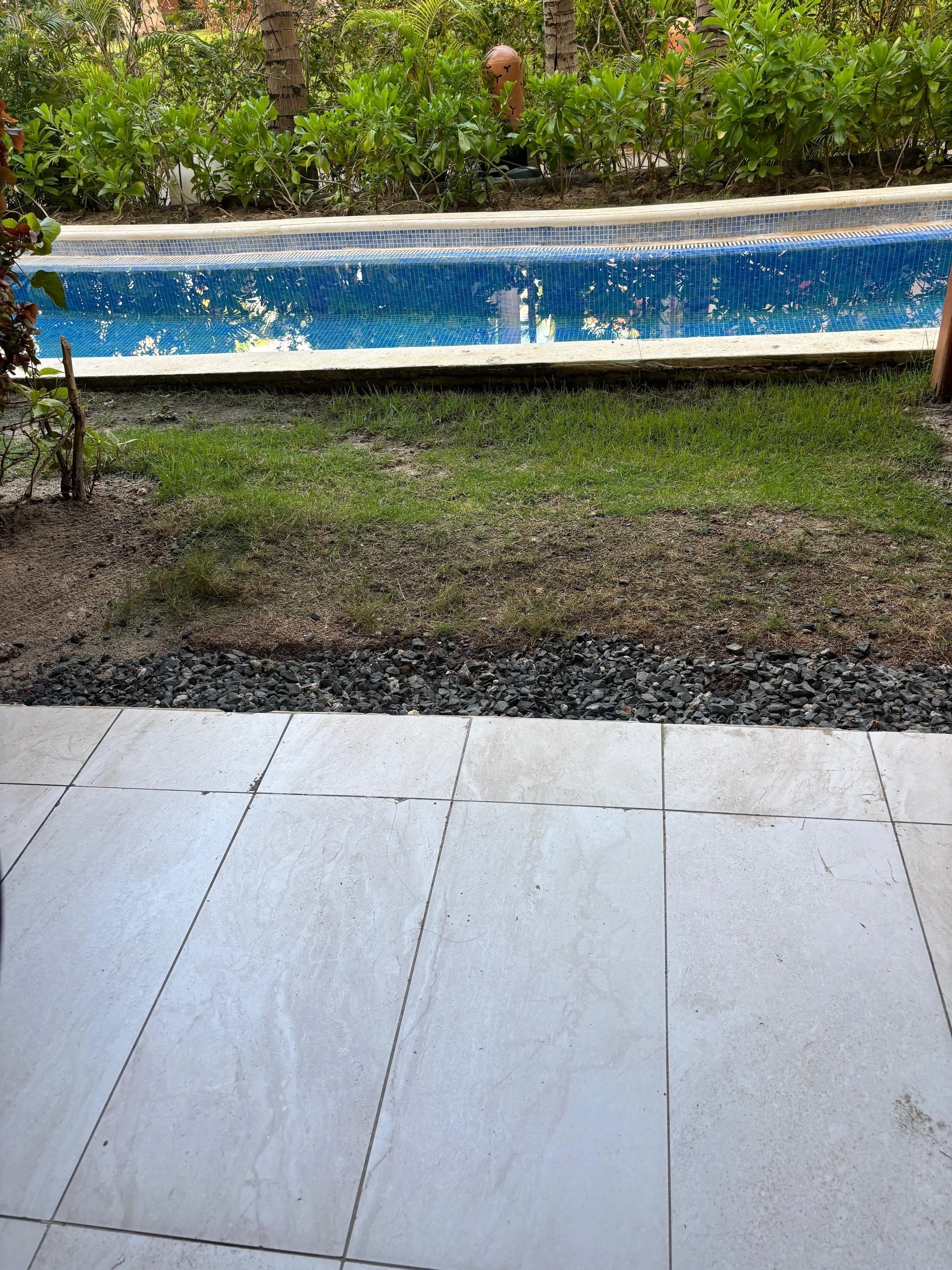 Deception!  This is our swim up suite pool!  