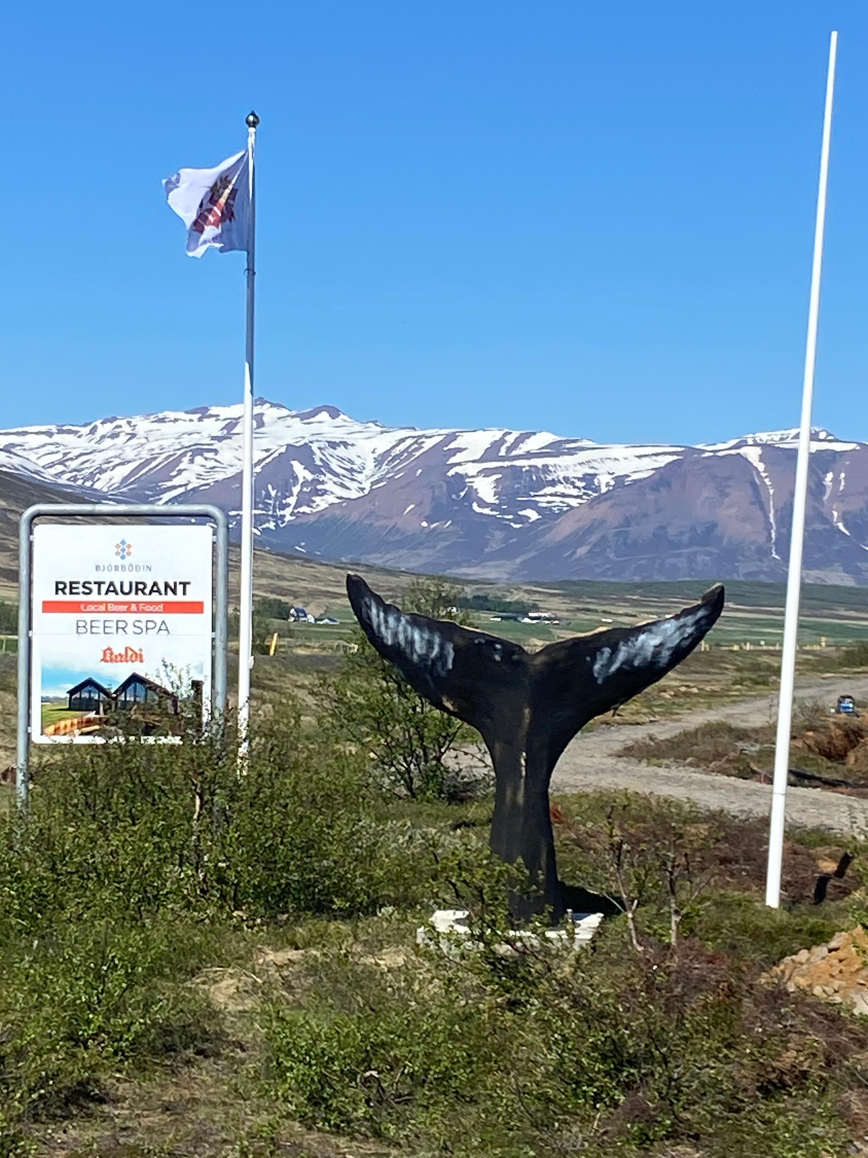 Town entrance off main road