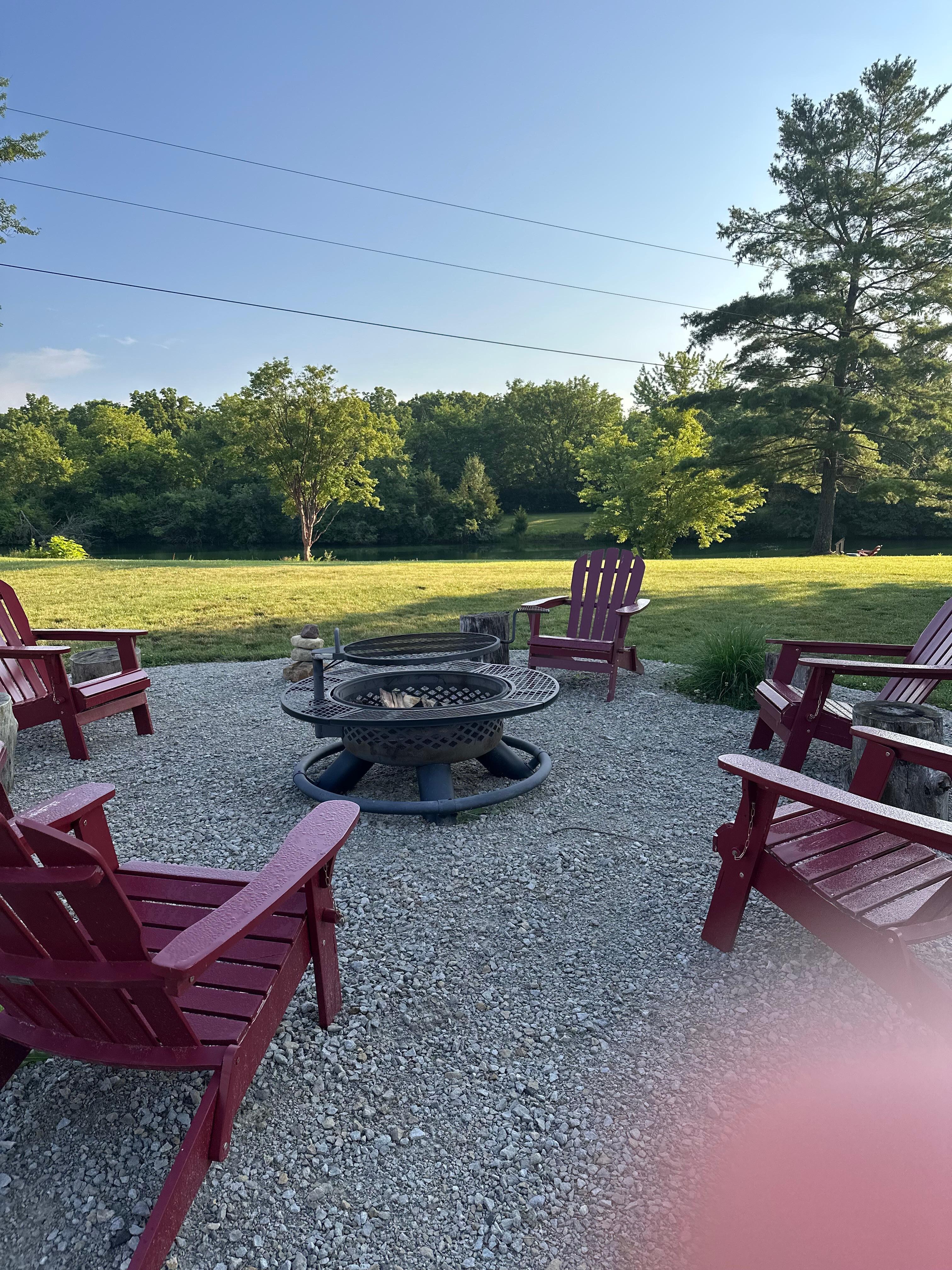 perfect place to relax after a very warm day at WEC