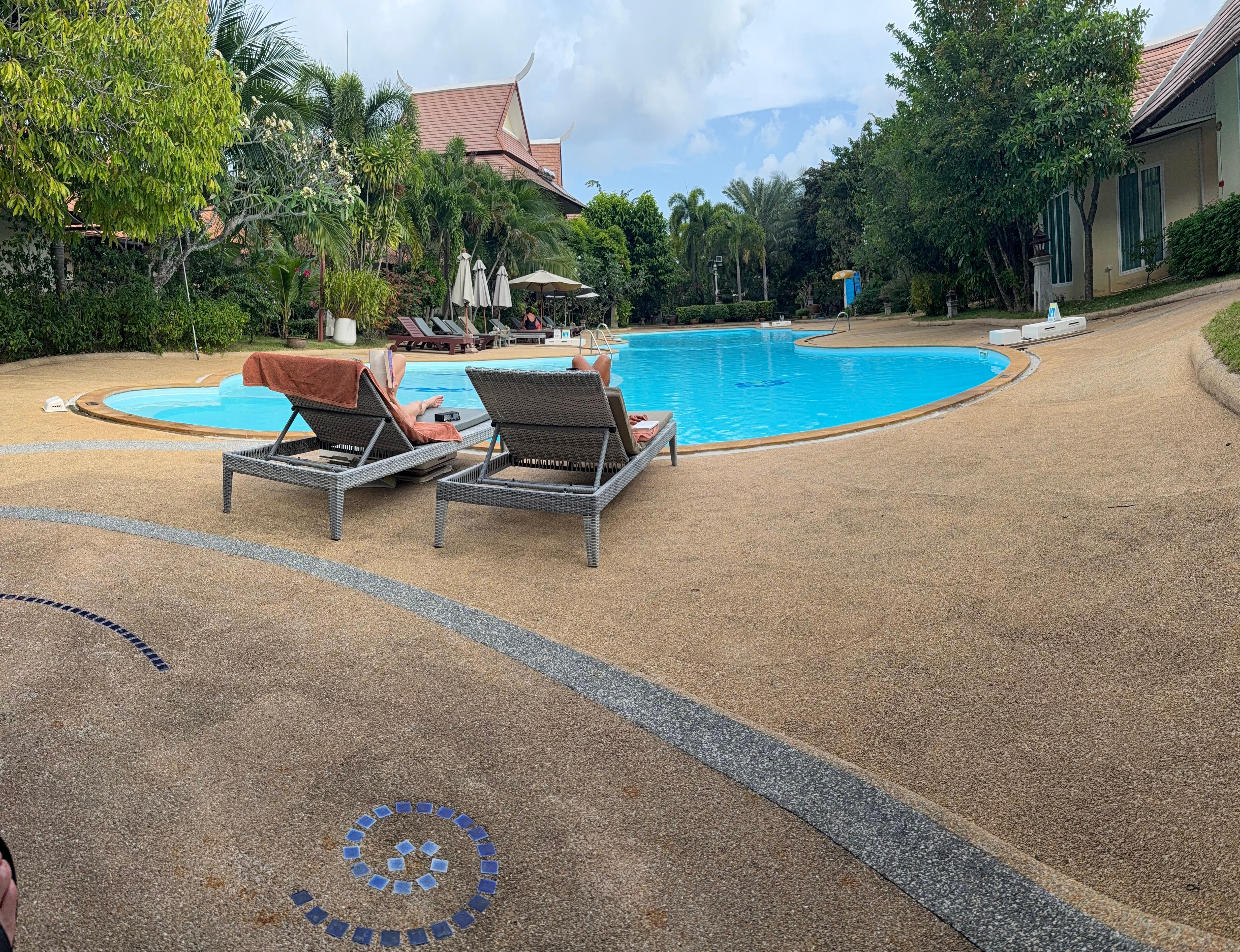 Piscine très très agréable.