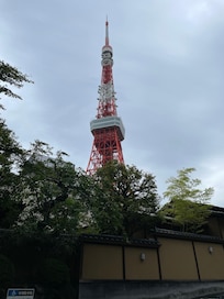 車で10分くらいに東京タワーが有りました。