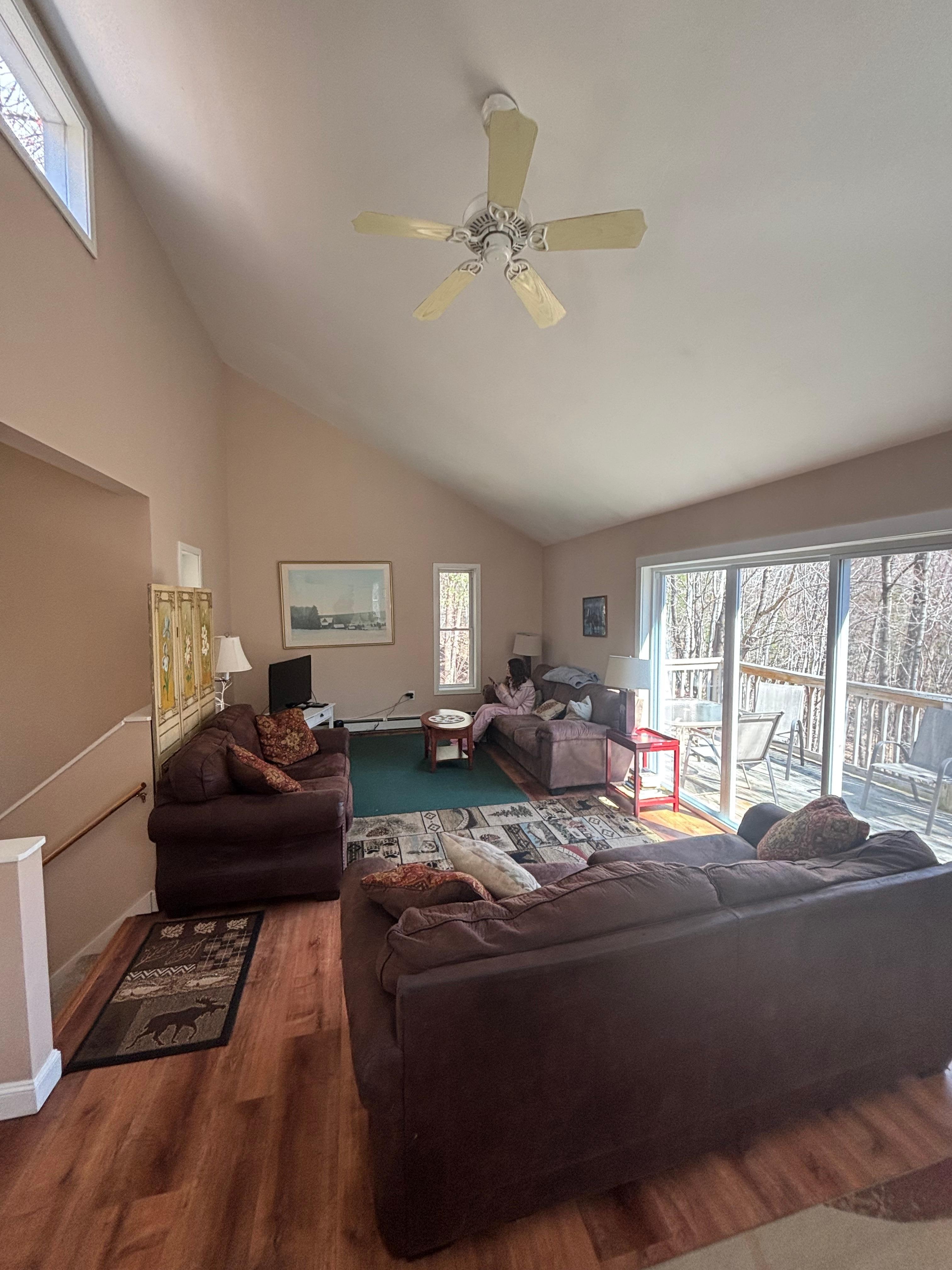 Big open living space. Enough room for everyone.