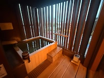 Private onsen is worth the $
