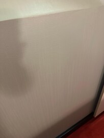 Punch hole on bathroom door