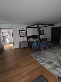 Primary bedroom bed comfy!