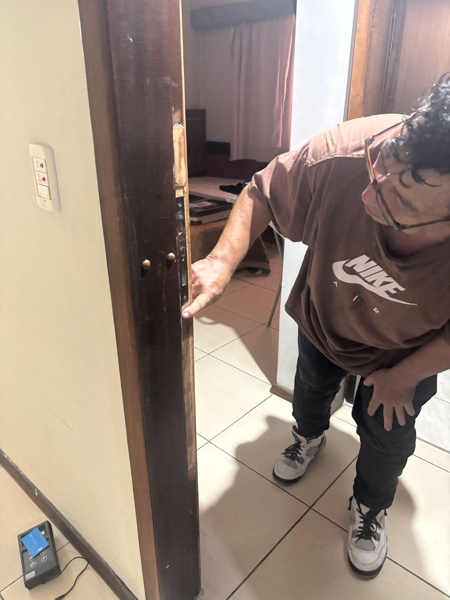 Manutenção externa para resolver o problema.