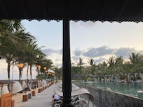 Day view along one of the pool options