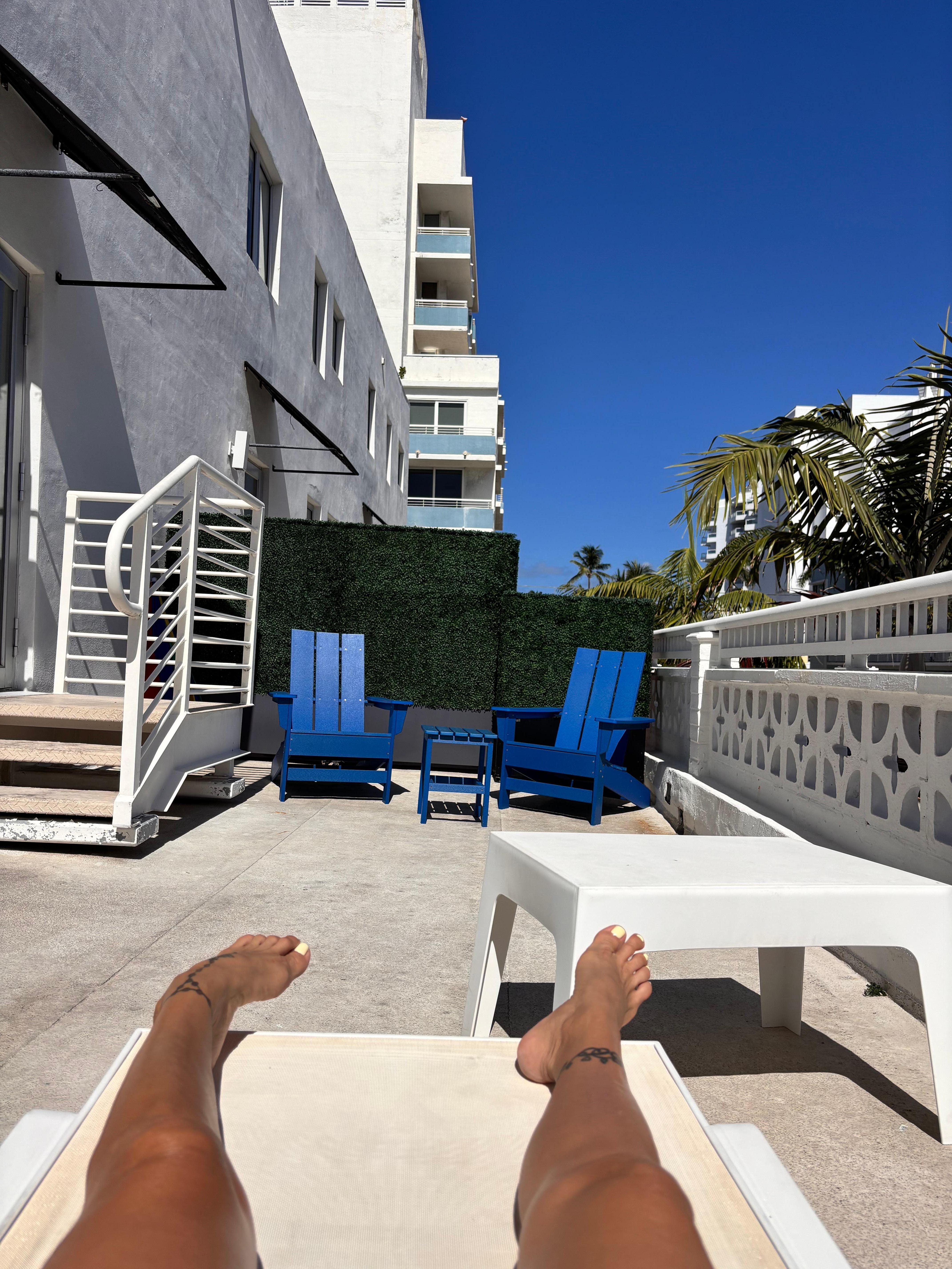We were on the second floor outside on the terrace. It was private and we had it to ourselves.