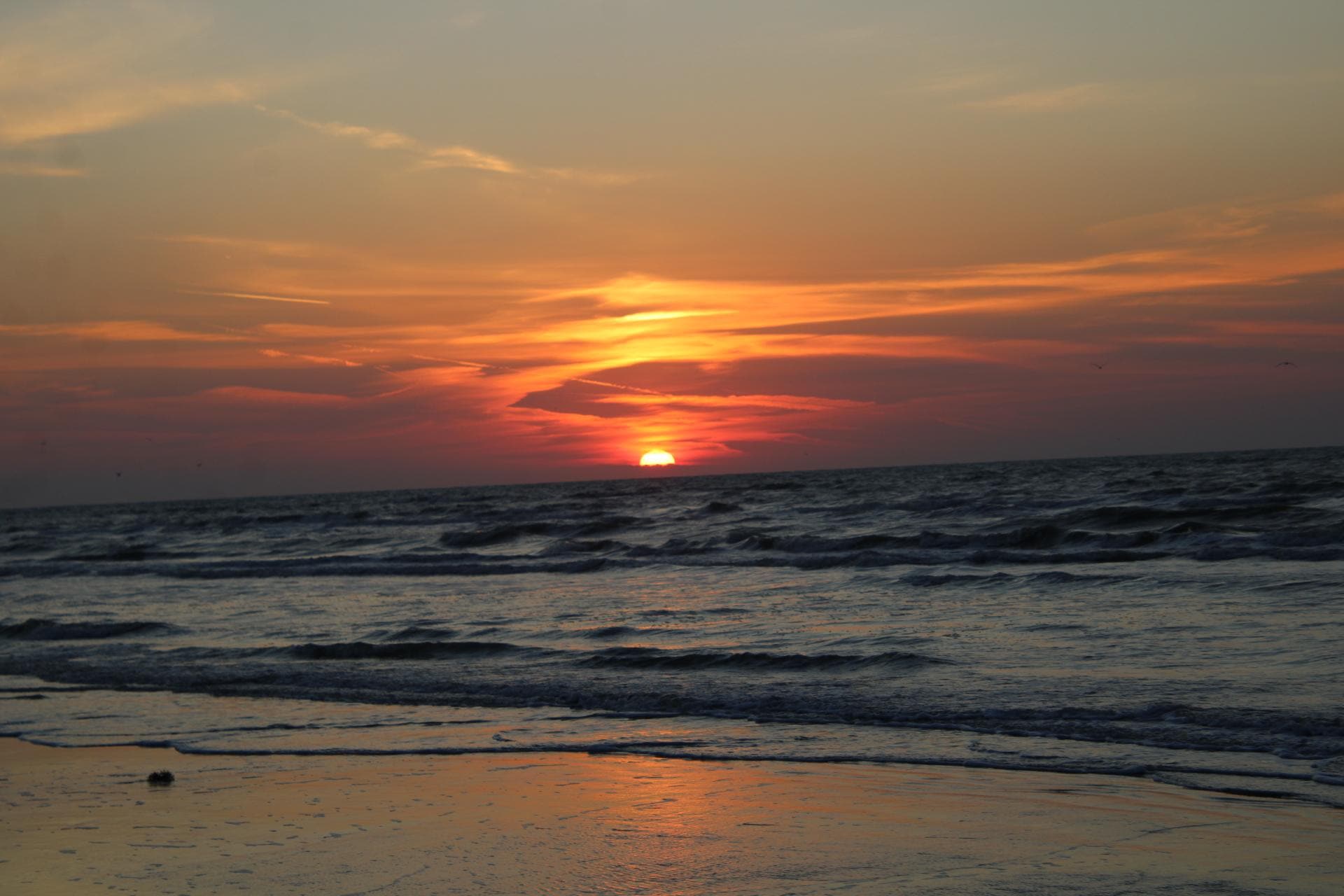 Sunrise about 200 steps from the house.