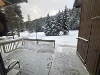 Out of the sliding door