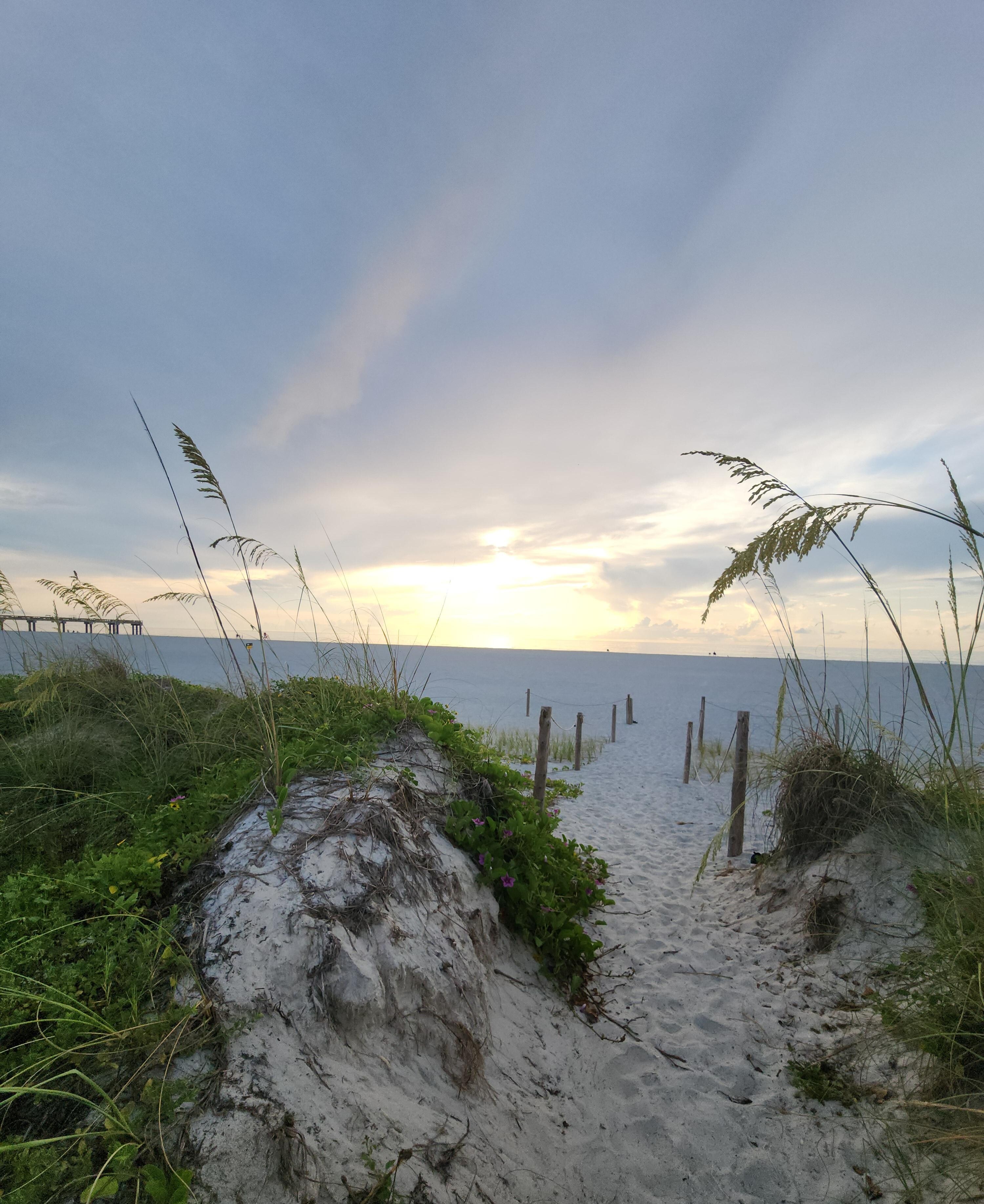 Public beach entrance 