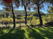 View from the deck and living room.