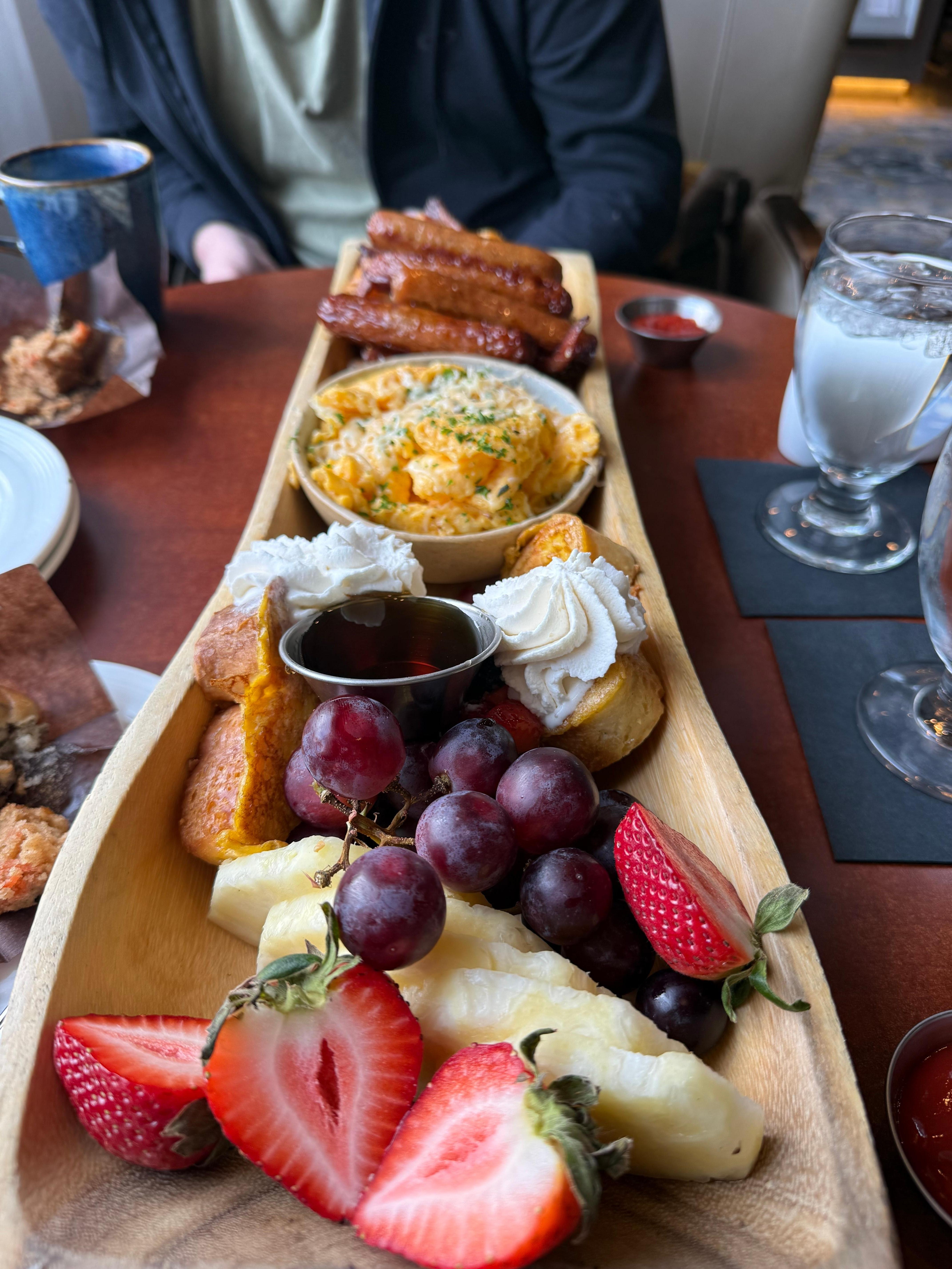 Try the breakfast board for brunch 10/10