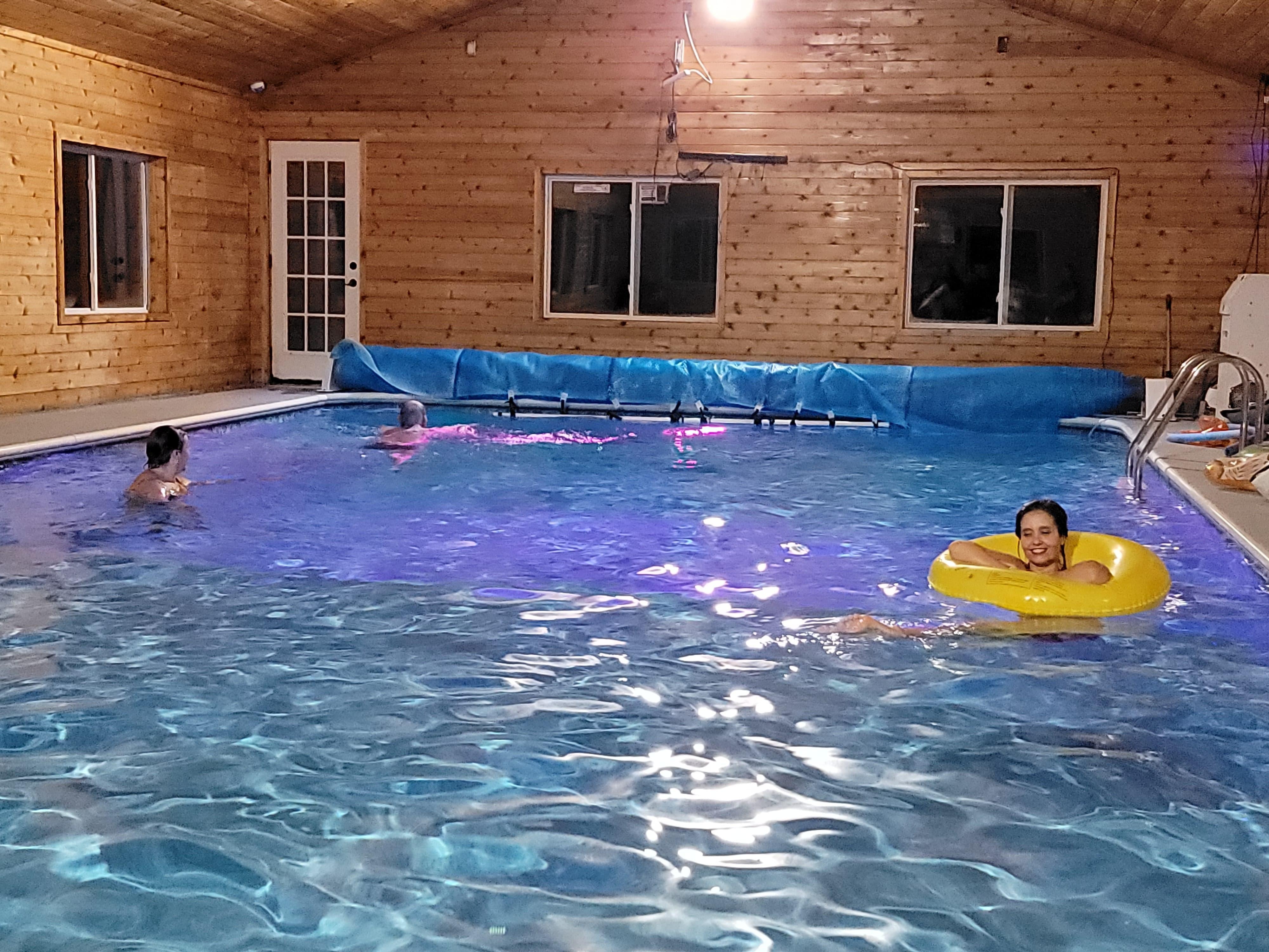 Amazing indoor pool. 