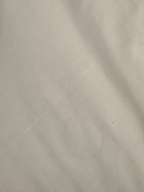 Hair underneath the bedsheet