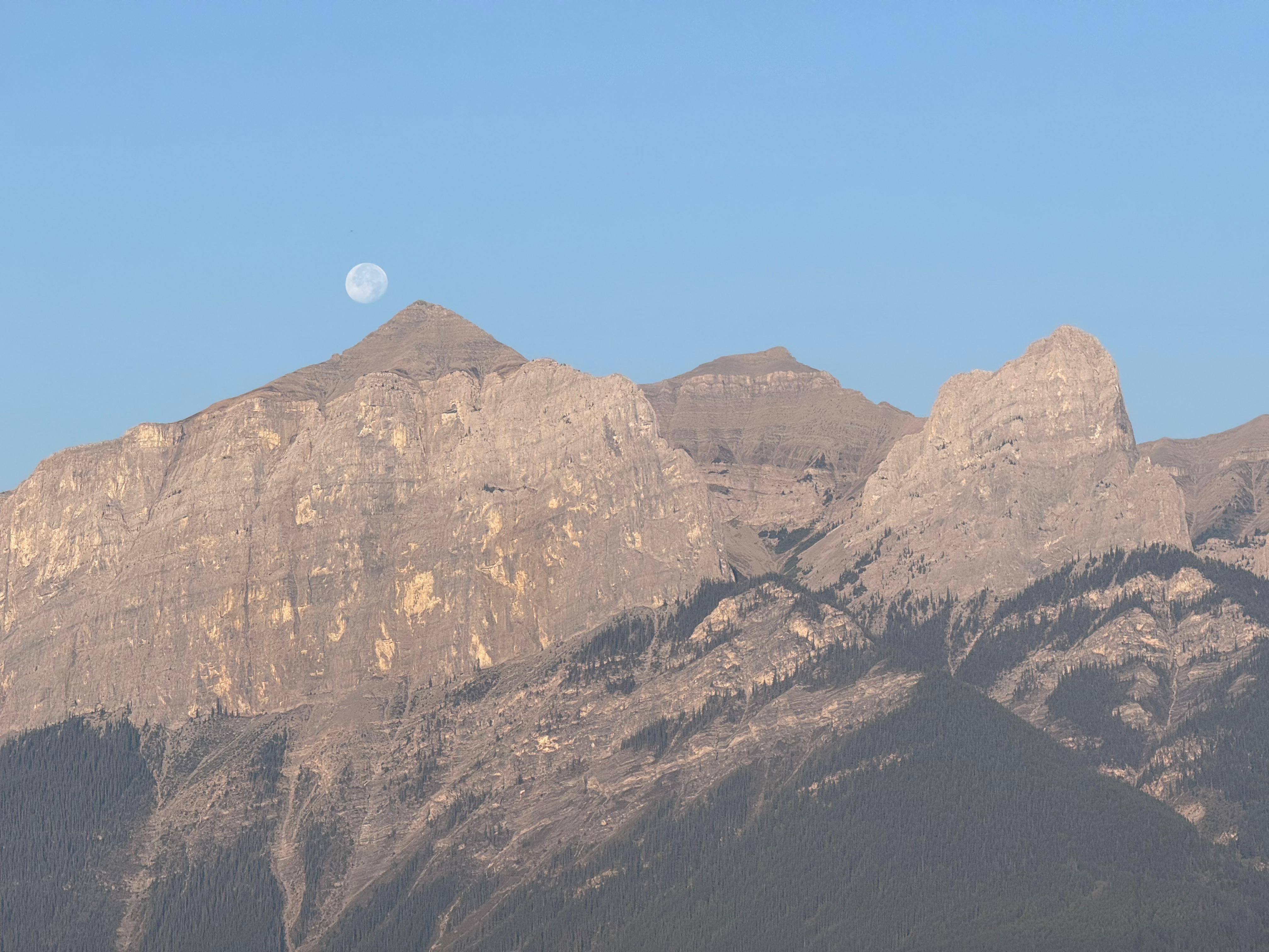 Full moonset from balcony