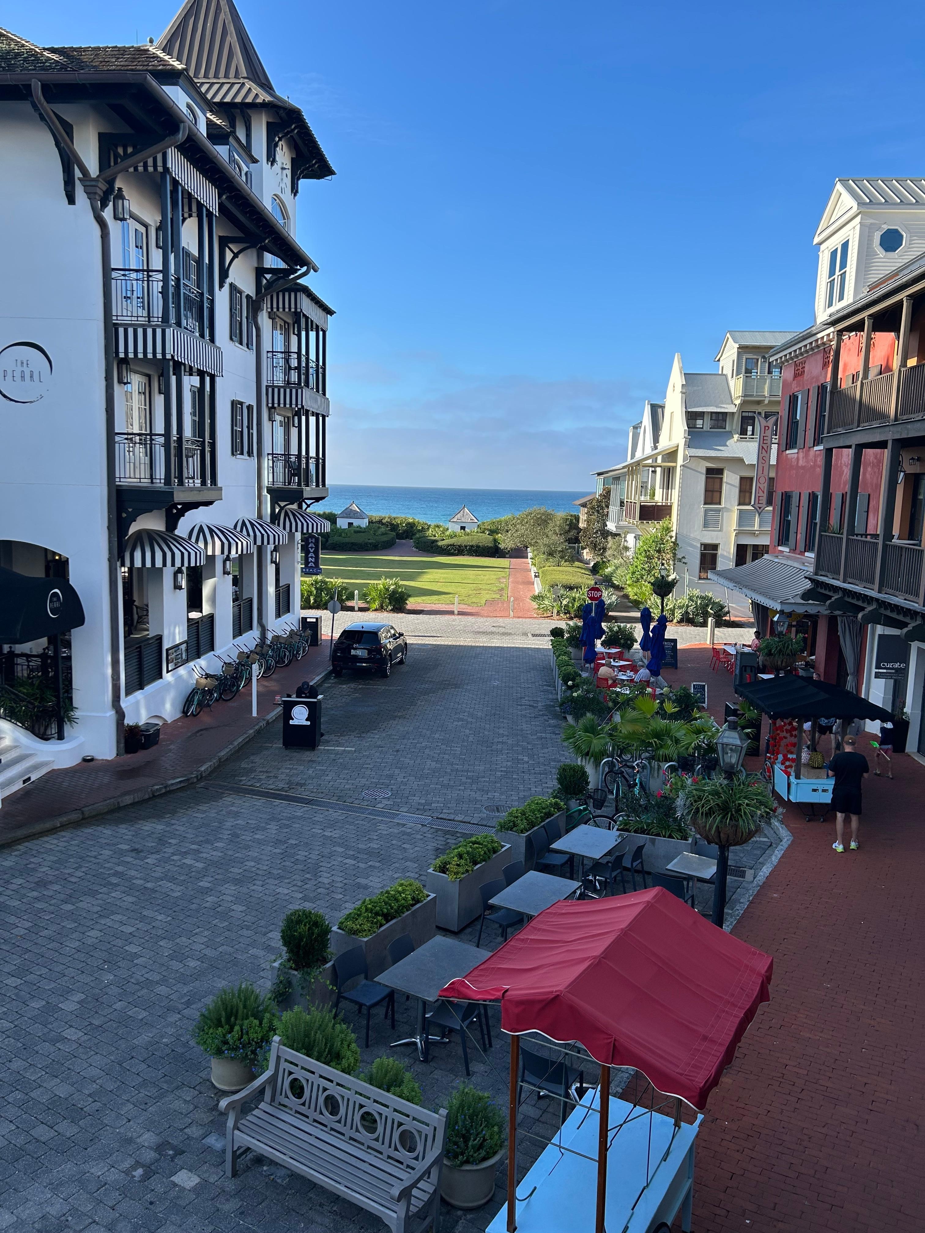 View from the balcony 