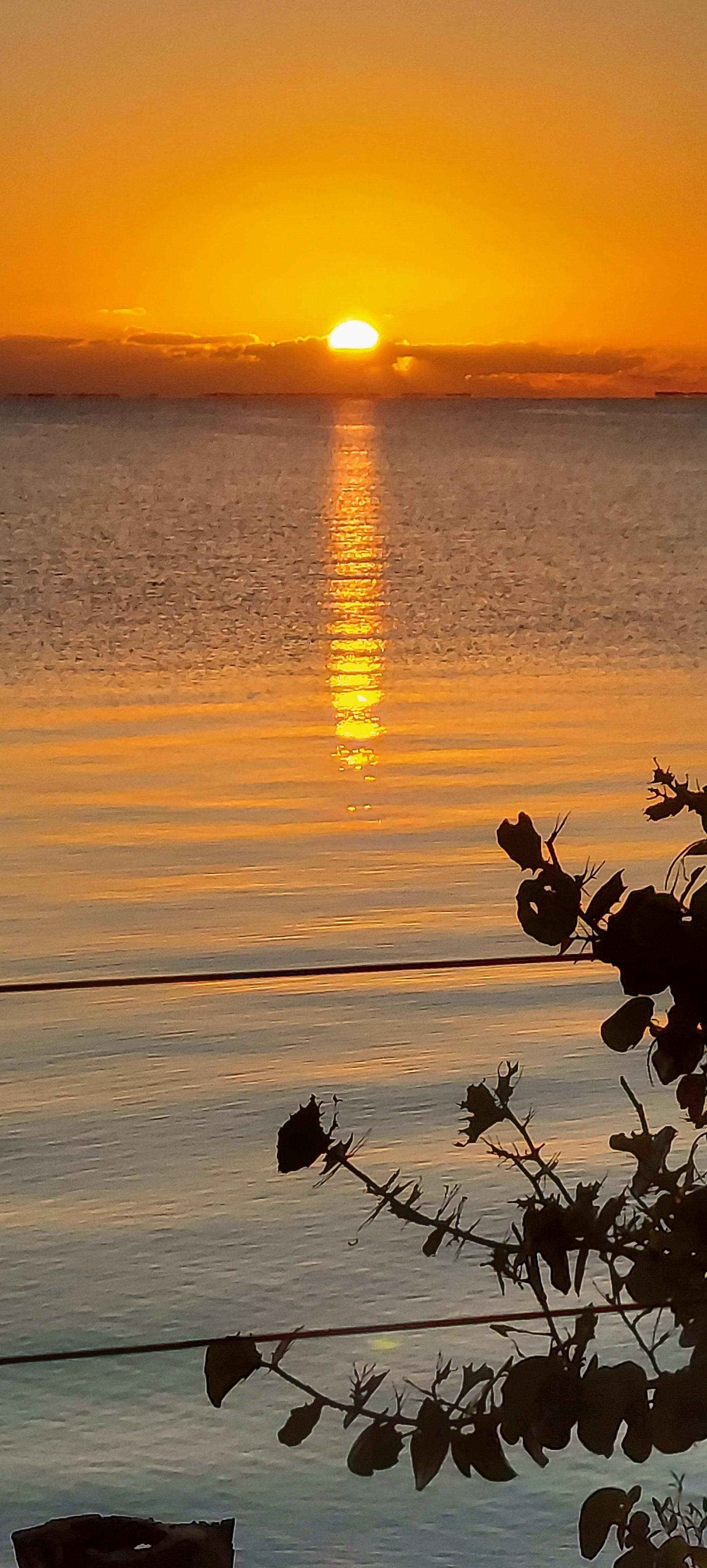 Sunrise from the deck