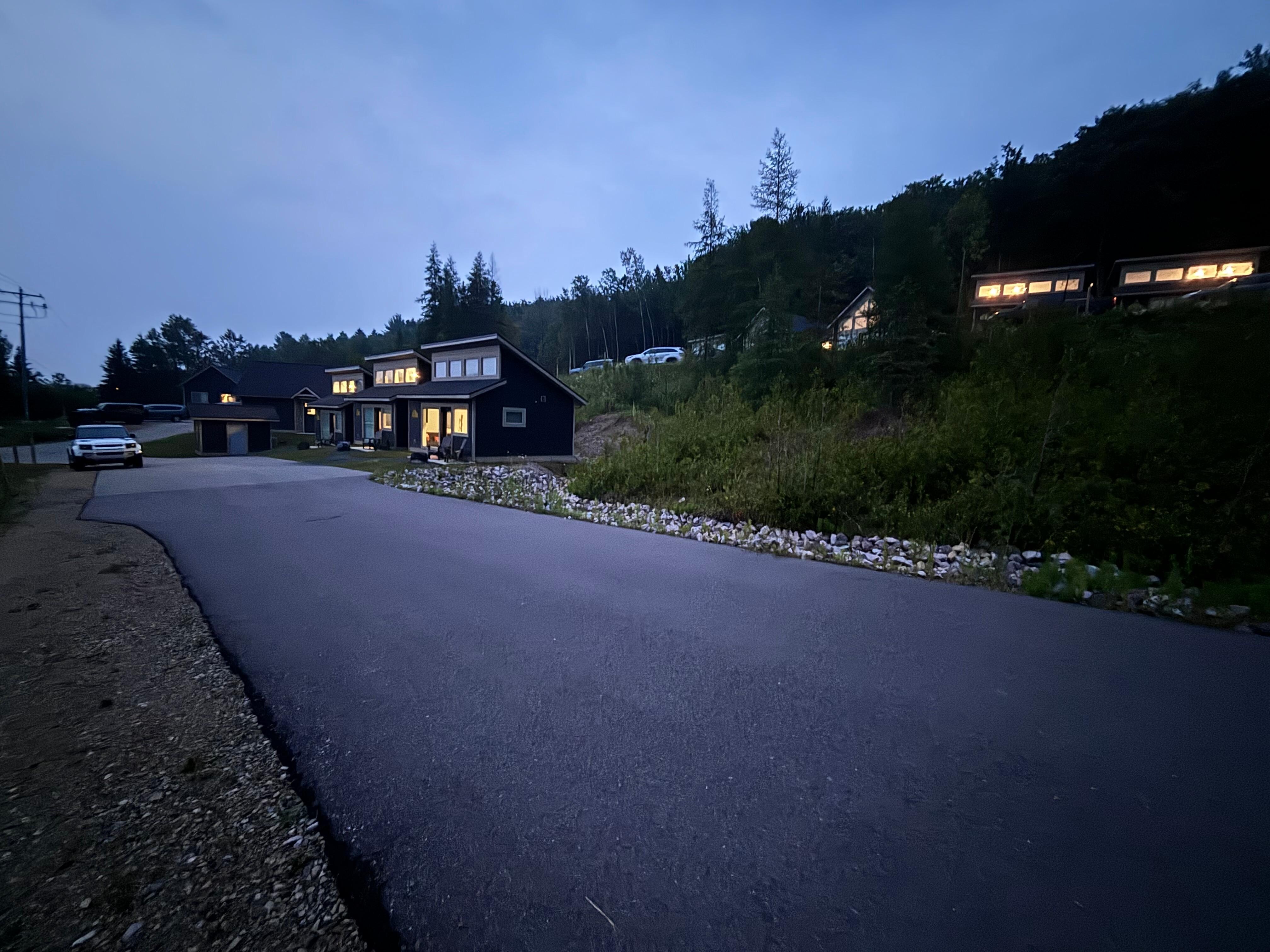 Outside