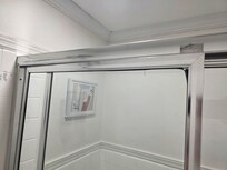 Shower door off track