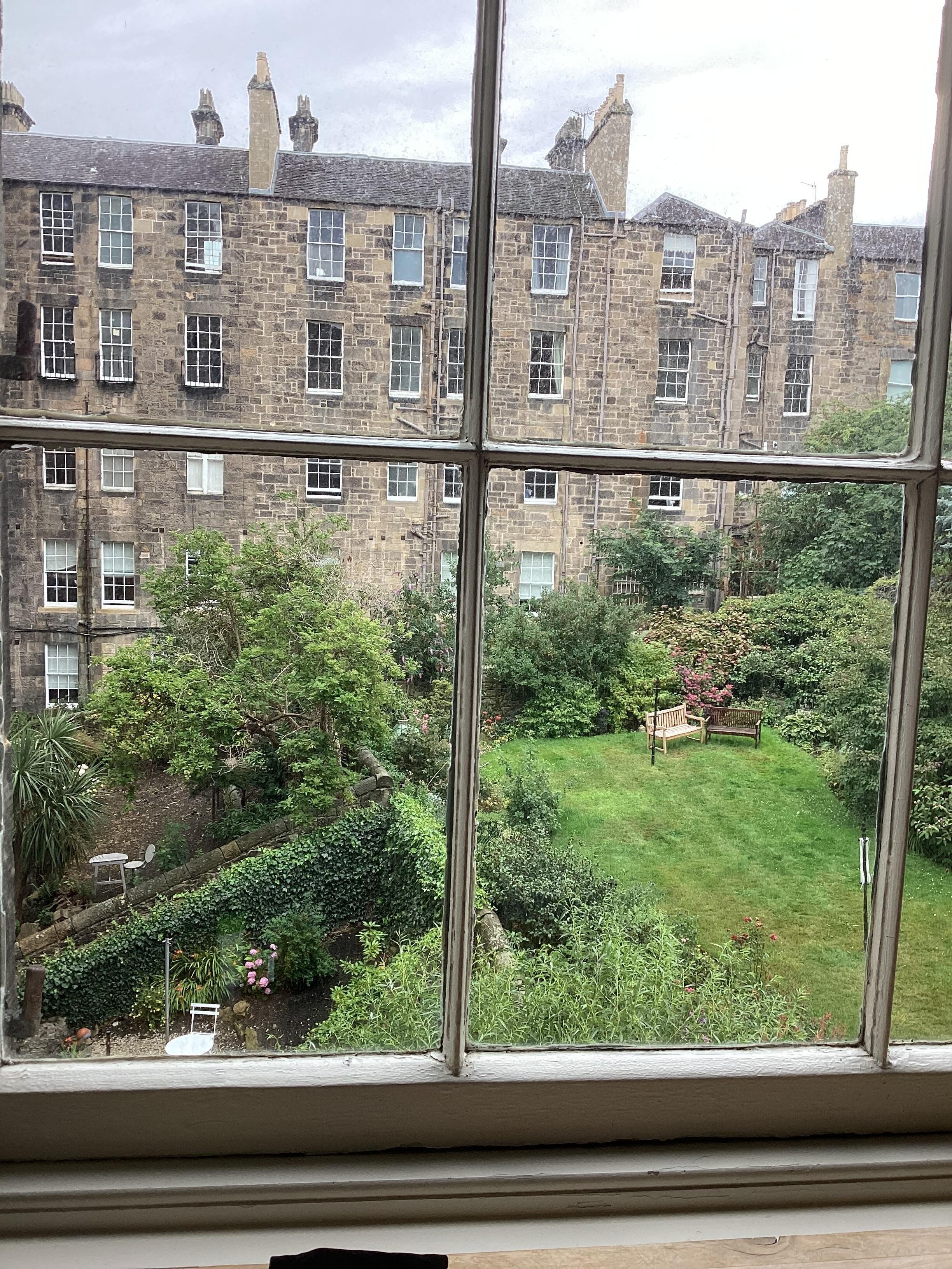 View from a bedroom window