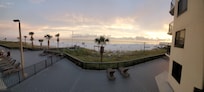 Panoramic view from balcony.