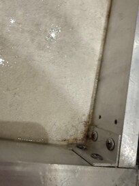 Mold and someone else’s hair in another bathroom