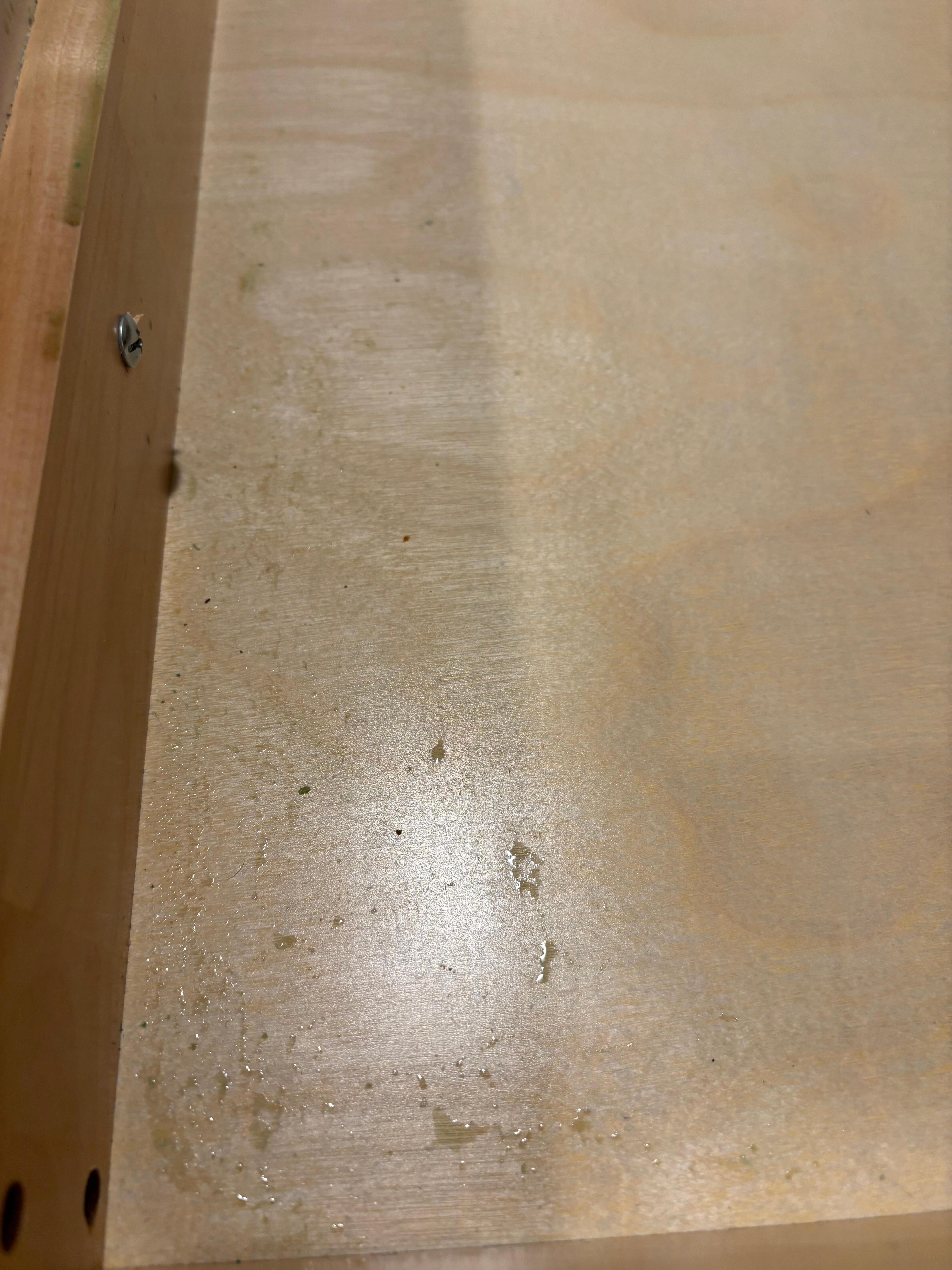 Inside of kitchen drawer 