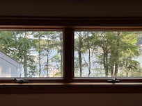 View from upstairs bedroom