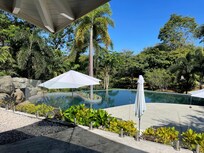 Pool. Monkeys and iguanas hang out nearby too!