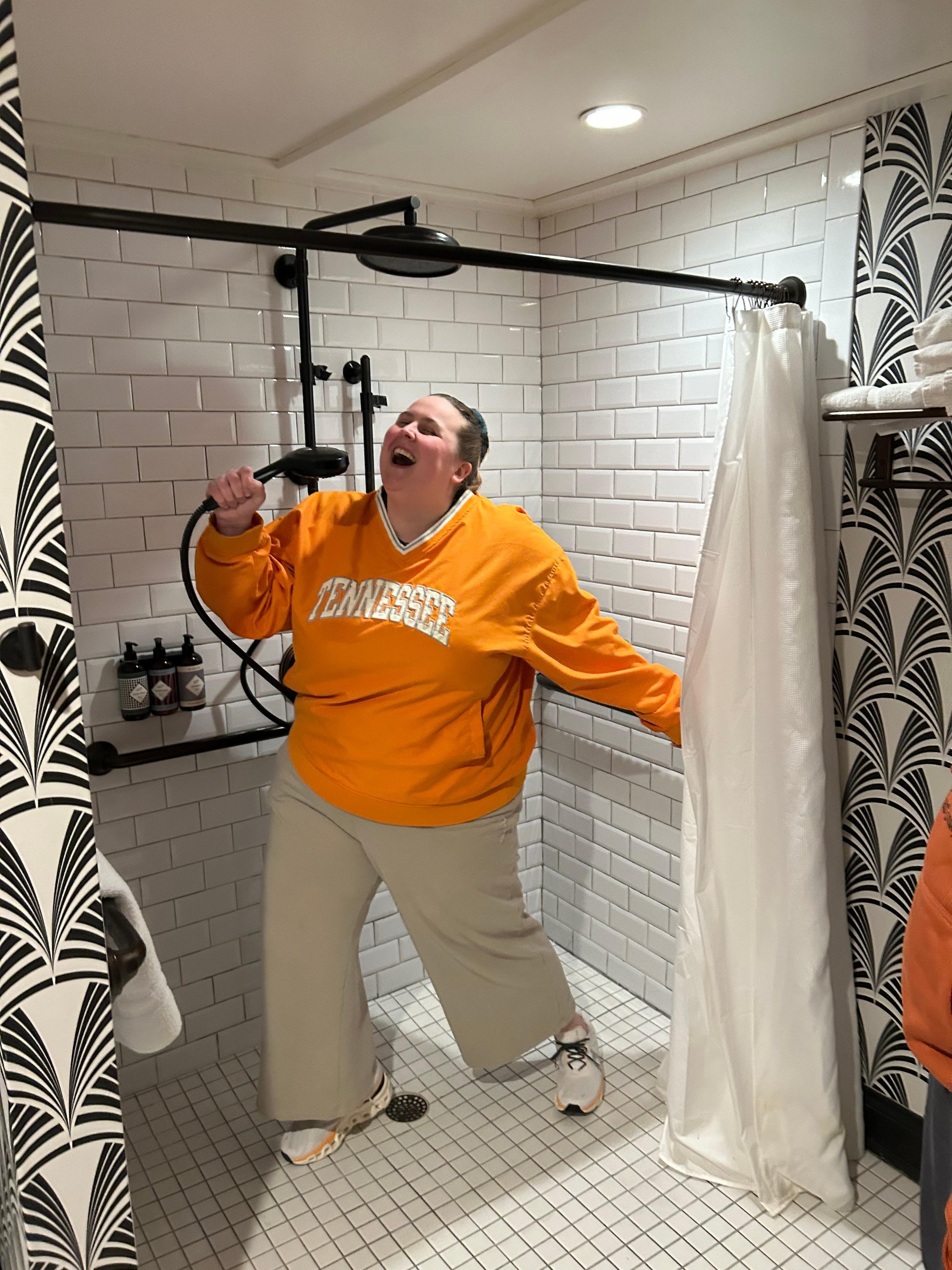 You’ll want to purchase the bath products in the lobby! 