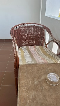 Hotel Room was mostly undercoated and furniture was beat up. Shower curtain was also gross.
