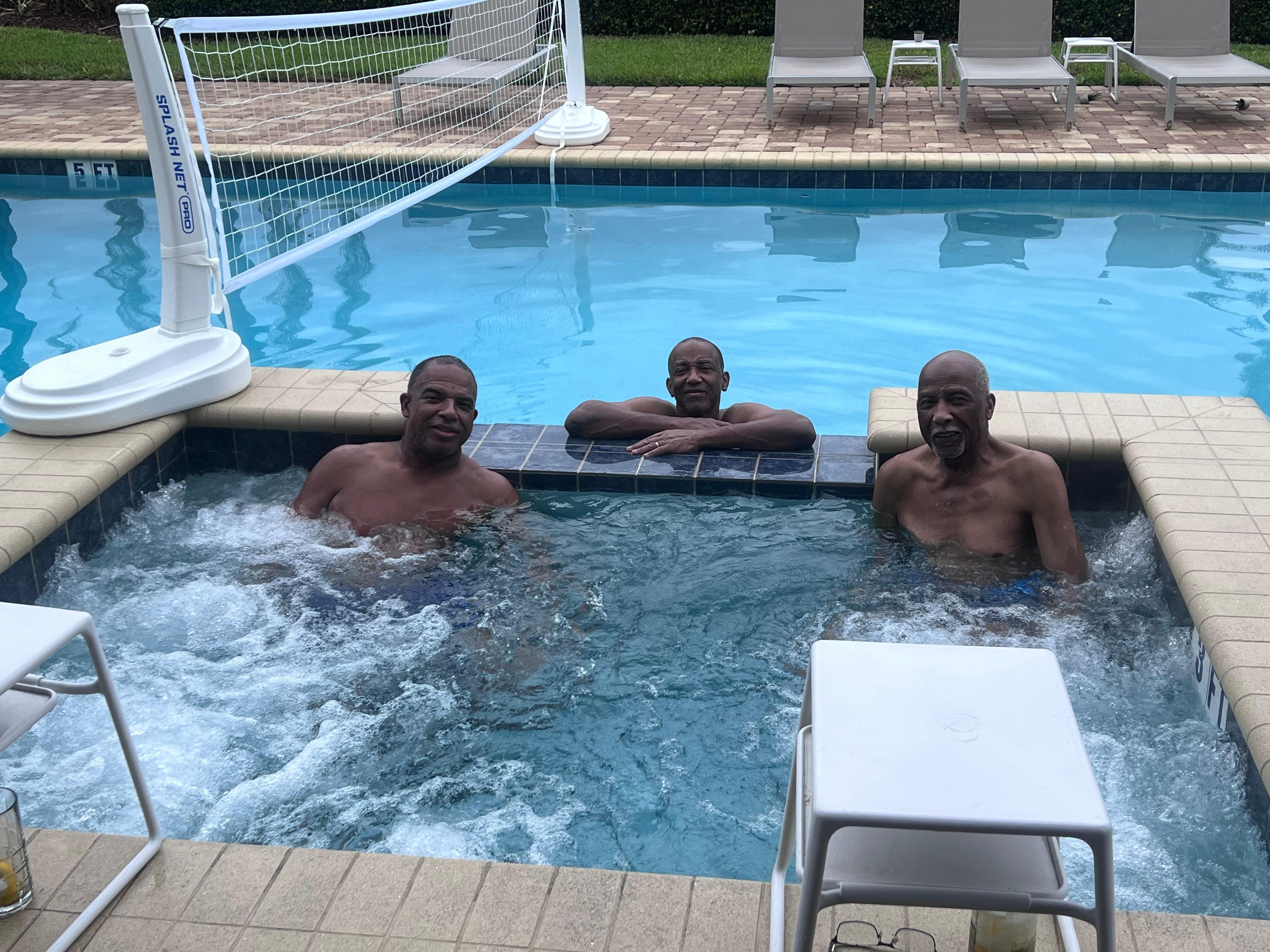 Quality time with our 86 year old pops! Got 4 rounds of golf in!!!!