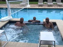 Quality time with our 86 year old pops! Got 4 rounds of golf in!!!!