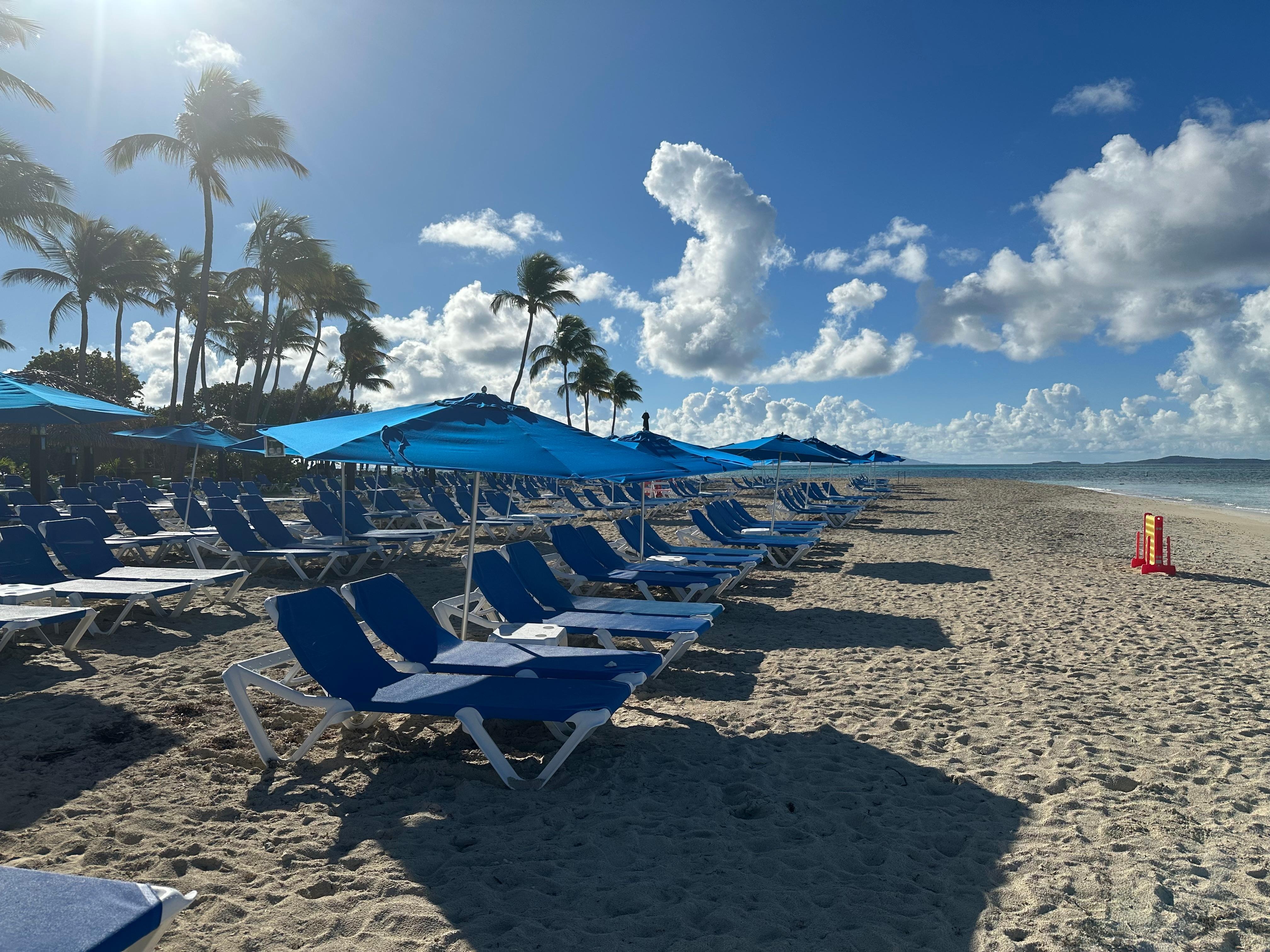 Private beach at Palomino Island was perfection. 