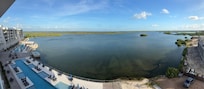 Panoramic view from balcony