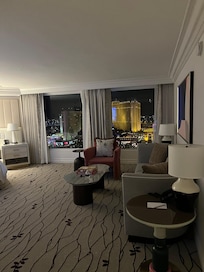 Sitting area of the suite